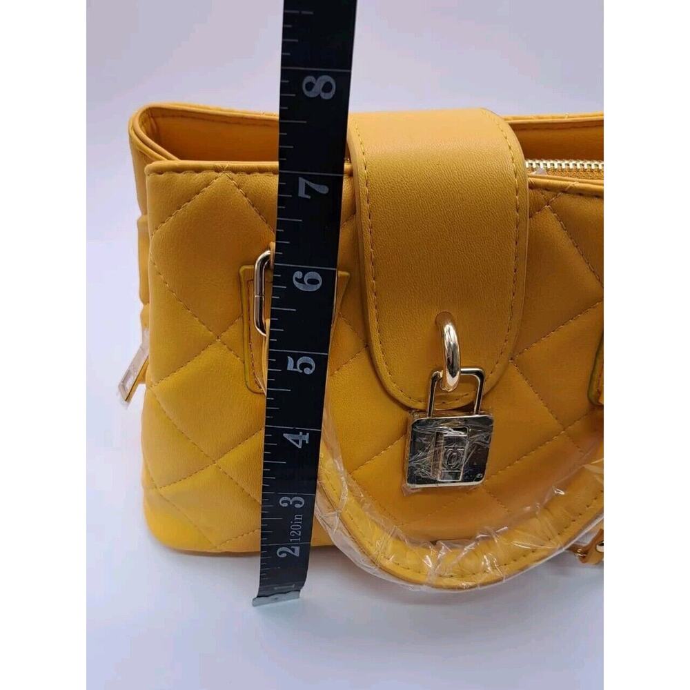 Bebe Women's Kellen Satchel Bag Sunflower‎ Small - Picture 11 of 12